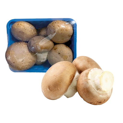 Champignons kastanje verpakt