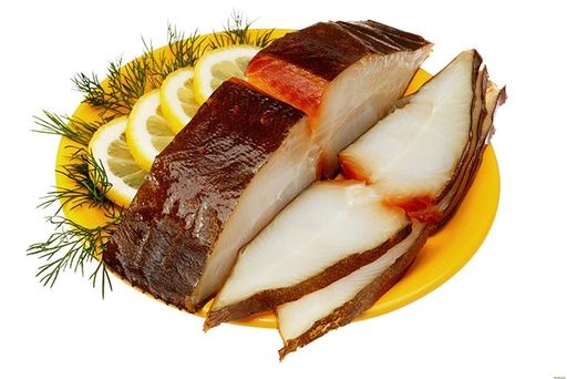 Heilbot koud gerookt /los