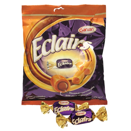Eclairs - Мягкие карамельки с 15% начинкой со вкусом шоколад