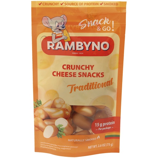 Smeltkaasbereiding "Rambyno" 45% vet in droge stof, gerookt