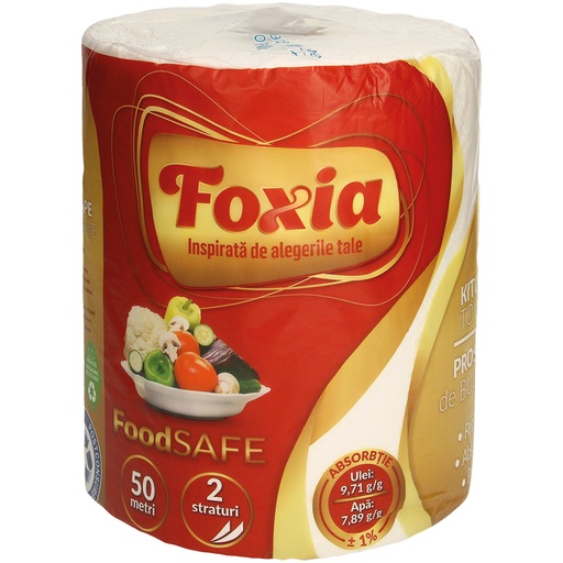 "Foxia"-papieren handdoek, 2-laags (1 rol x 227 vellen)