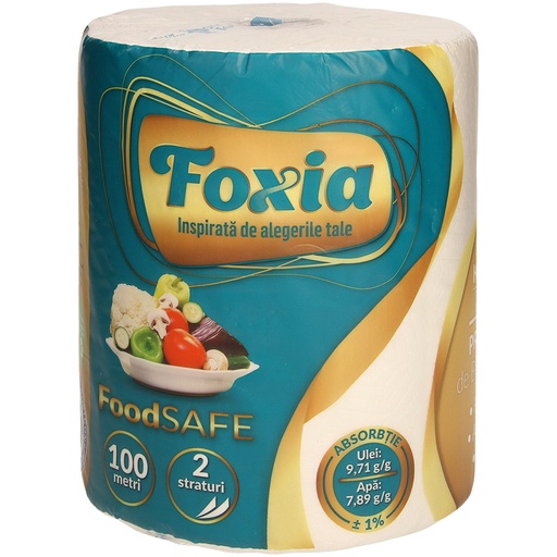 "Foxia"-papieren handdoek, 2-laags (1 rol x 455 vellen)