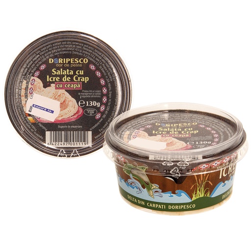 Крем с икрой карпа и луком