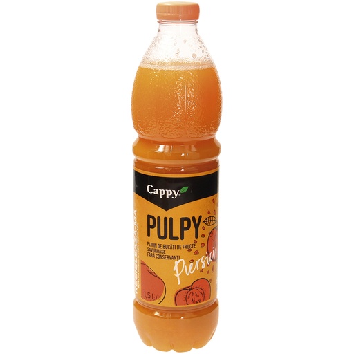 Drank met perzikpuree (20%) en perzikvruchtvlees (2%)