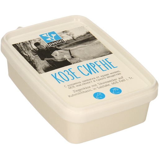 Козий сыр с закваской на основе коровьего молока, в рассоле,