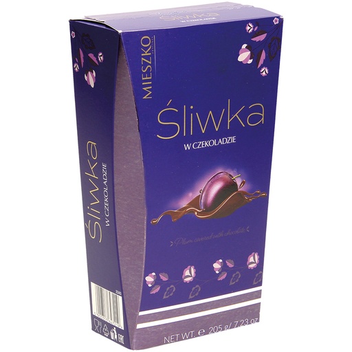 "Sliwki w czekoladzie" Gekonfijte pruimen in chocolade en ca