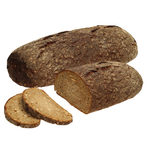 Gemengd rogge- en tarwebrood met zonnebloempitten