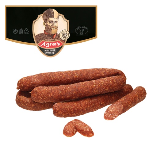 Carnati de casa uscati Колбаса из свинины и курицы, копчено-