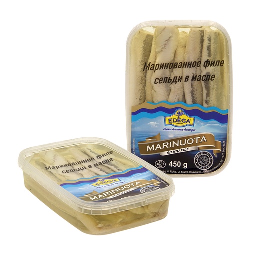 Маринованное филе сельди (Clupea Harengus) в масле