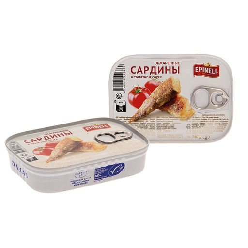 Обжареные сардины в томатном соусе