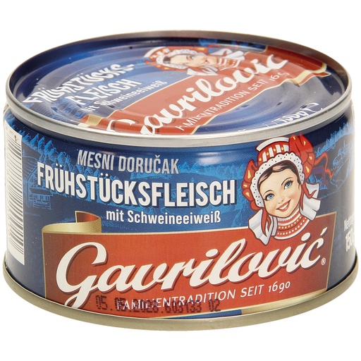 Ontbijtvlees met varken eiwit, gesteriliseerd