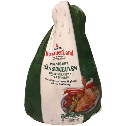 Ganzenbouten in krimpfolie Handelsklasse A, diepgevroren