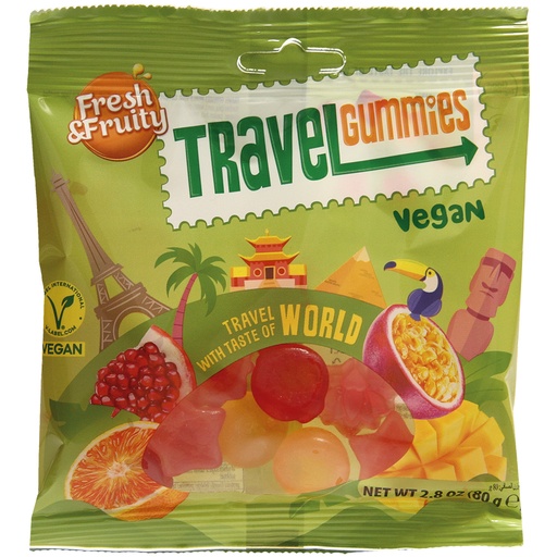 Fruitgummis met vulling (15%)