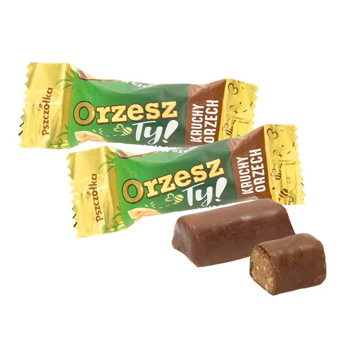 Krokante pinda-chocoladeconfiserie "Orzesz Ty"