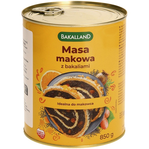 Maanzaad met rozijnen en sinaasappelschil