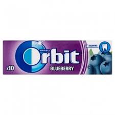 Orbit bosbessen kauwgom