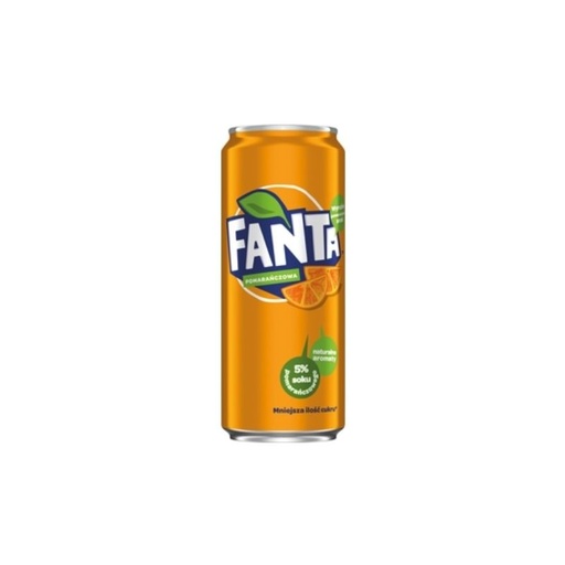 Fanta orange blik