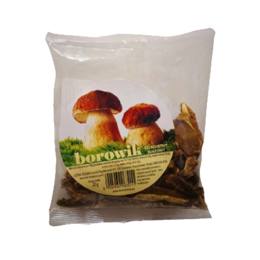 Lesna dolina gedroogde boletus