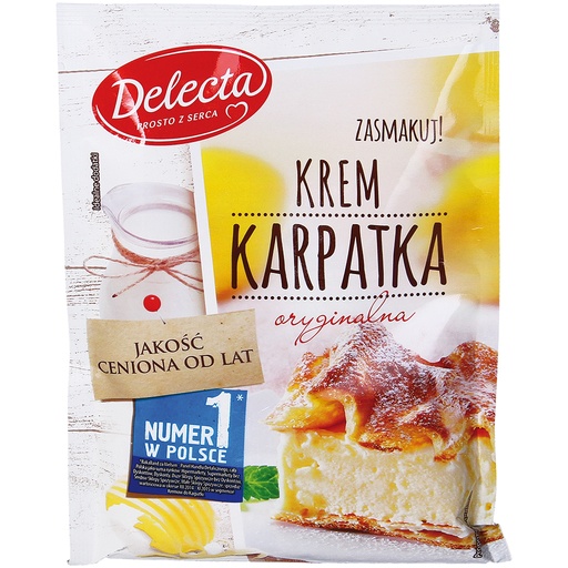 Crème-vulling-mengsel voor Poolse "Karpatka"-cake