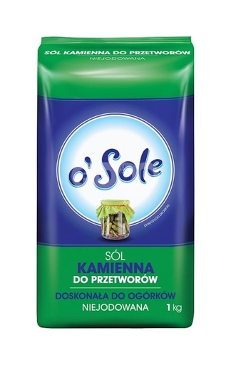 Osole niet-gejodeerd steenzout voor conserven