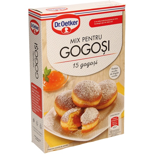 Baksamenstelling voor gistgebak "Gogosi"