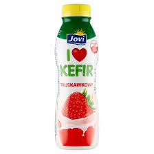 Jovi kefir met aarbeiensmaak