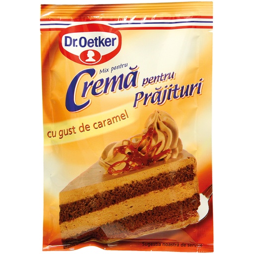 Crema pentru prajituri cu gust de caramel