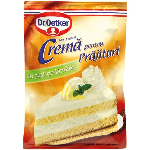 Crema pentru prajituri cu gust de lamaie