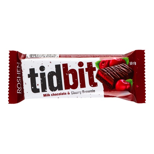 Roshen baton Tidbit kersen brownie