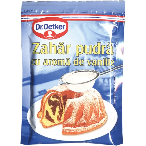 Poedersuiker met vanille-aroma