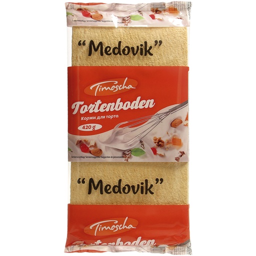 Taartbodem met honing smaak "Medovik"