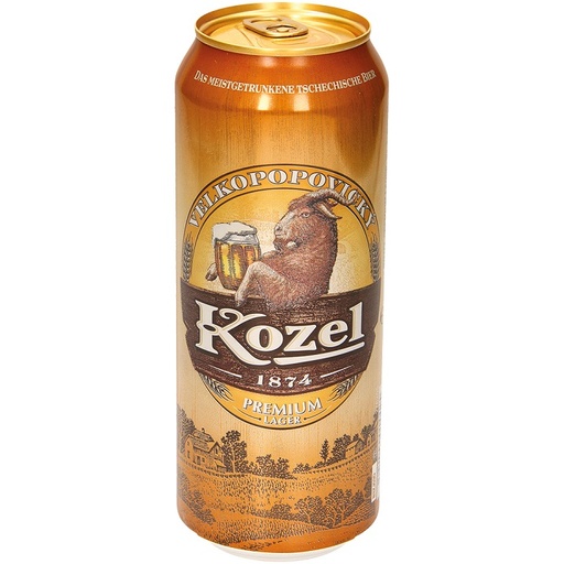 Kozel lezak 0,5l blik (retourneerbaar) / Alc4,6% Eks11,3%