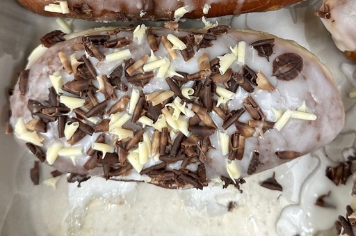 Donut met pistachecrème