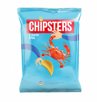 CHIPSTERS CHIPS WITH CRAB