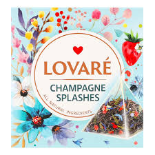 LOVARE TEA CHAMPAGNE SPLASHES PYRAMIDS