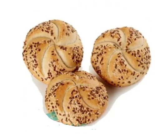 Kaiserrol lijnzaad en sesam