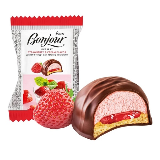 Konti Dessert Hallo Aardbeiensmaak