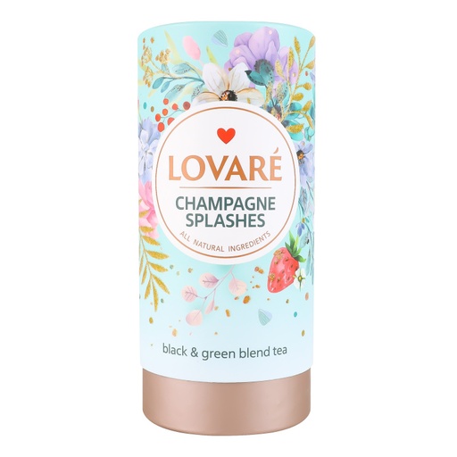 Lovare Thee Zwart&Groen Champagne Spatten
