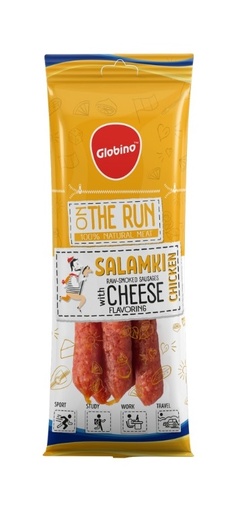 Globino Salamki kaas rauwe rookworst