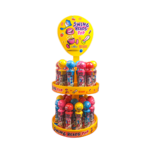 Grappige snoep schommelkoppen pop