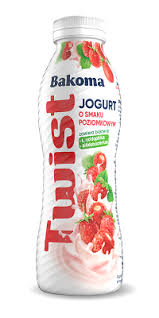 Bakoma Drinkyoghurt TWIST aardbei 370g