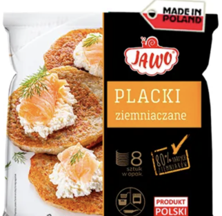 Jawo aardappel Placki 480g