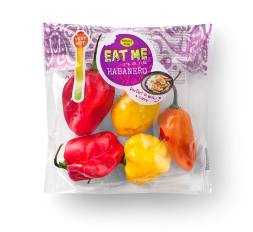 Habanero groen verpakt