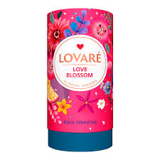 LOVARE  ZWARTE THEE LIEFDESBLOESEM 80G