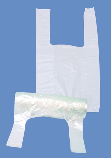 Hemd draagtas/Salade groot / Rol 10 x 250 St. 300+150 X 500