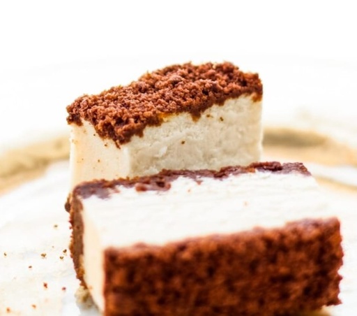 Koninklijke cheesecake met chocolade